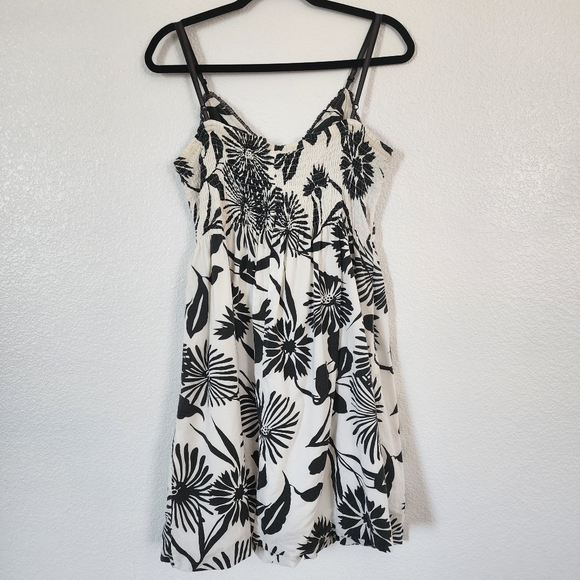 Speed Control black and white midi dress sz L - Picture 2 of 14